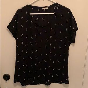 Pleione Eiffel Tower print Blouse